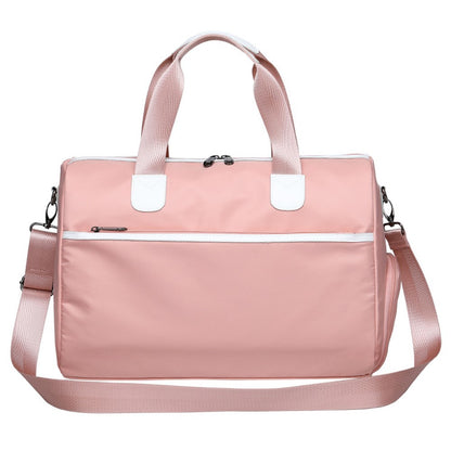 Travel Duffel Bag Waterproof Weekender Bags Gym Tote Bag with Shoe Compartment, Size: 39*22*28cm