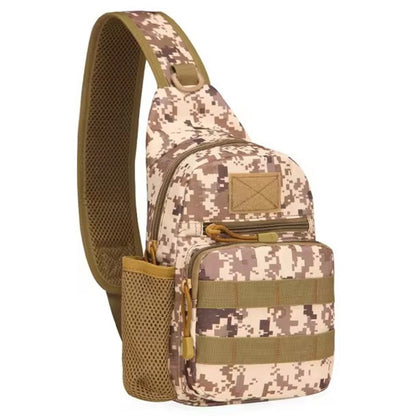 HALIN A14 Military Molle Chest Bag Oxford Cloth Crossbody Sling Bag Daypack