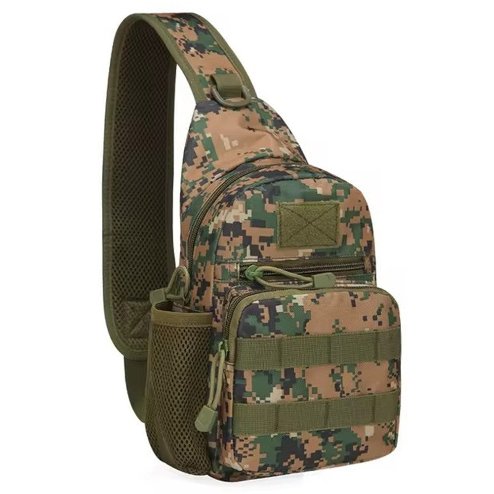 HALIN A14 Military Molle Chest Bag Oxford Cloth Crossbody Sling Bag Daypack