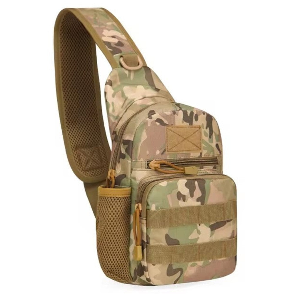 HALIN A14 Military Molle Chest Bag Oxford Cloth Crossbody Sling Bag Daypack