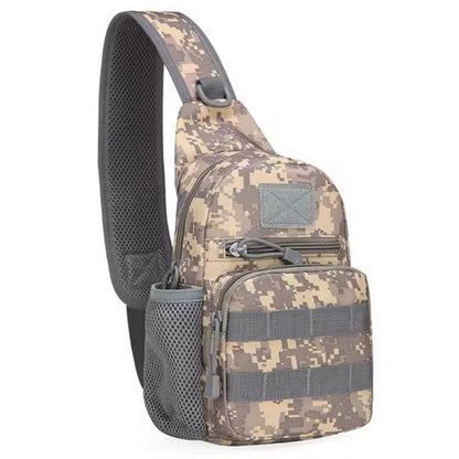 HALIN A14 Military Molle Chest Bag Oxford Cloth Crossbody Sling Bag Daypack