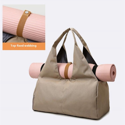 BED-647 Wet and Dry Separation Fitness Yoga Bag Oxford Cloth Travel Tote Bag