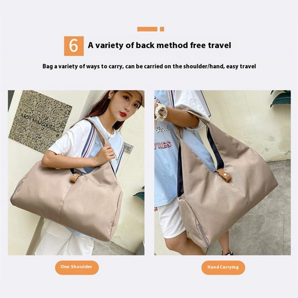 BED-647 Wet and Dry Separation Fitness Yoga Bag Oxford Cloth Travel Tote Bag
