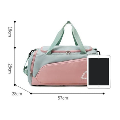 BED-958 Large Capacity Oxford Cloth Fitness Backpack Tote Crossbody Bag Travel Luggage Bag
