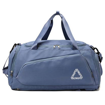 BED-958 Large Capacity Oxford Cloth Fitness Backpack Tote Crossbody Bag Travel Luggage Bag