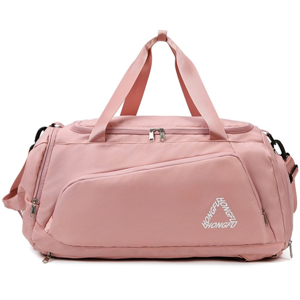 BED-958 Large Capacity Oxford Cloth Fitness Backpack Tote Crossbody Bag Travel Luggage Bag