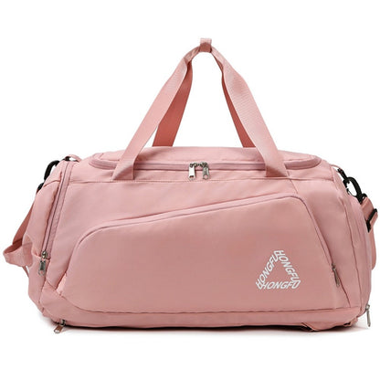 BED-958 Large Capacity Oxford Cloth Fitness Backpack Tote Crossbody Bag Travel Luggage Bag