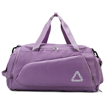 BED-958 Large Capacity Oxford Cloth Fitness Backpack Tote Crossbody Bag Travel Luggage Bag