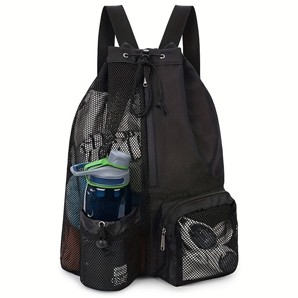 HALIN A4011 Outdoor Travel Swimming Climbing Dual Shoulder Bag Drawstring Mesh Design Backpack