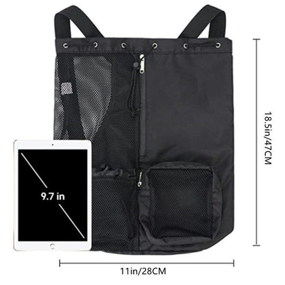 HALIN A4011 Outdoor Travel Swimming Climbing Dual Shoulder Bag Drawstring Mesh Design Backpack