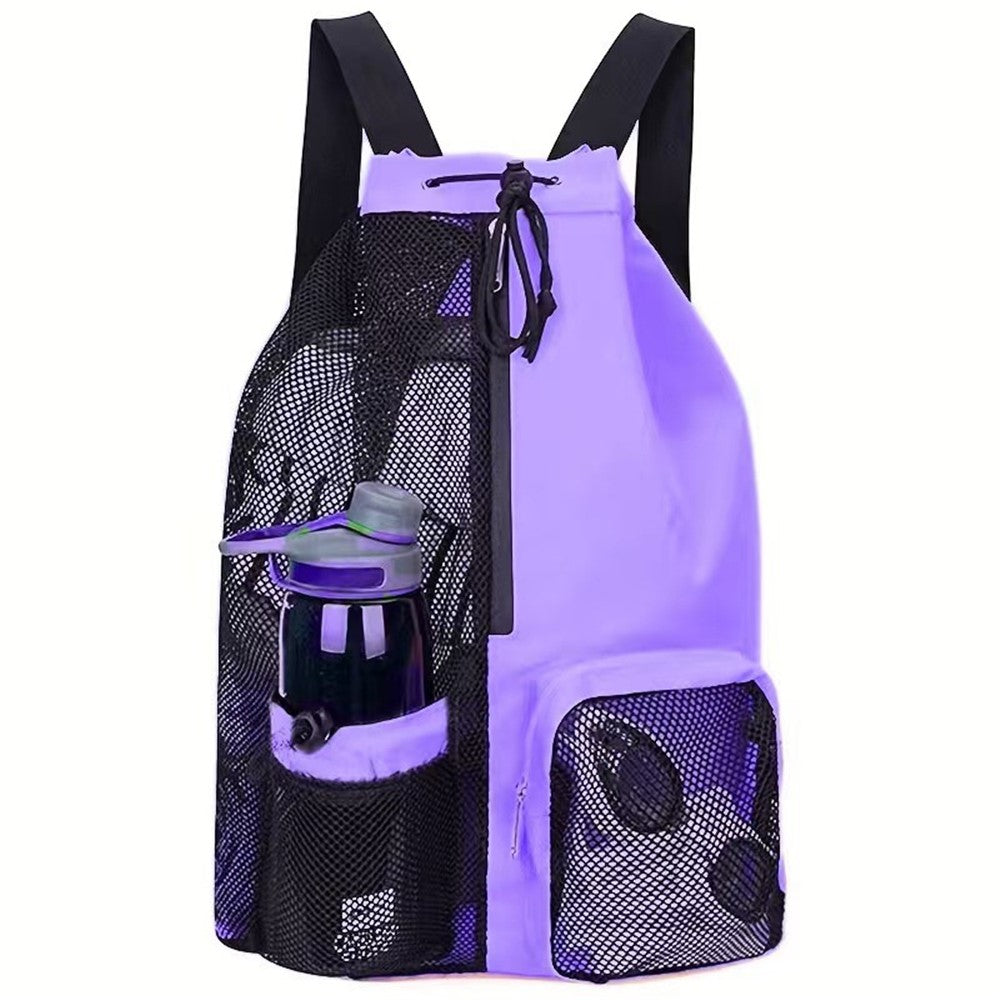 HALIN A4011 Outdoor Travel Swimming Climbing Dual Shoulder Bag Drawstring Mesh Design Backpack