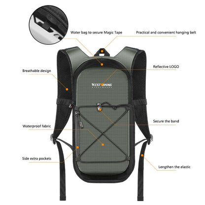 WEST BIKING YP0707378 Hiking Hydration Backpack Water Bag Carrier for Cycling, Mountaineering