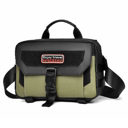 WEIXIER D404 Men Waterproof Crossbody Bag with Magnetic Buckle Tripod Carrying Travel Single Shoulder Bag