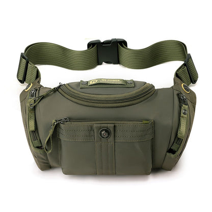 WEPOWER 7102 Outdoor Sports Multifunction Crossbody Shoulder Bag Waterproof Nylon Fanny Pack