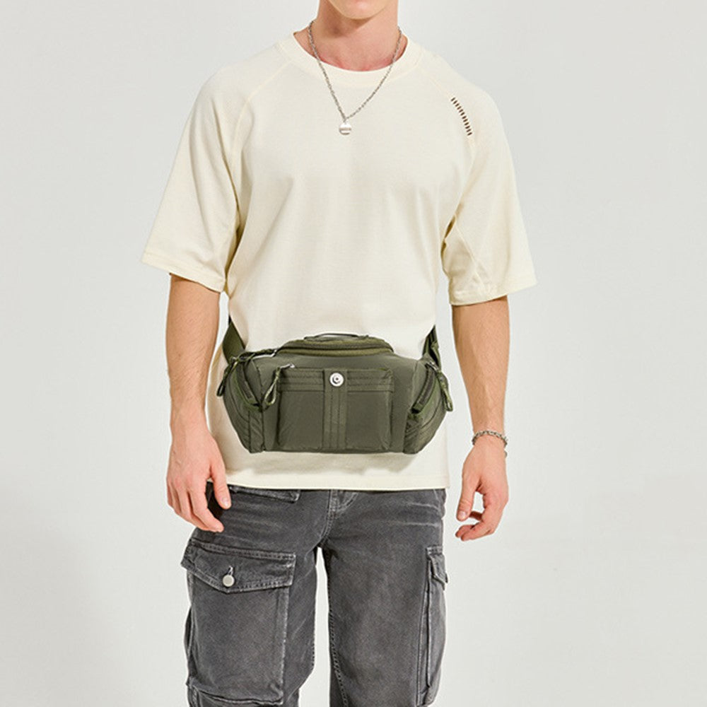 WEPOWER 7102 Outdoor Sports Multifunction Crossbody Shoulder Bag Waterproof Nylon Fanny Pack