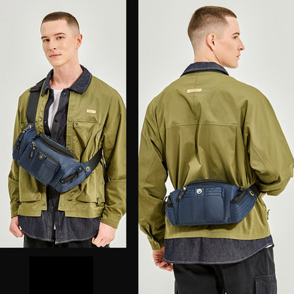 WEPOWER 7102 Outdoor Sports Multifunction Crossbody Shoulder Bag Waterproof Nylon Fanny Pack