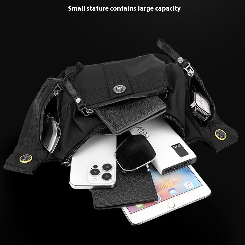 WEPOWER 7102 Outdoor Sports Multifunction Crossbody Shoulder Bag Waterproof Nylon Fanny Pack