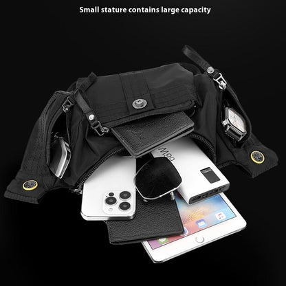 WEPOWER 7102 Outdoor Sports Multifunction Crossbody Shoulder Bag Waterproof Nylon Fanny Pack