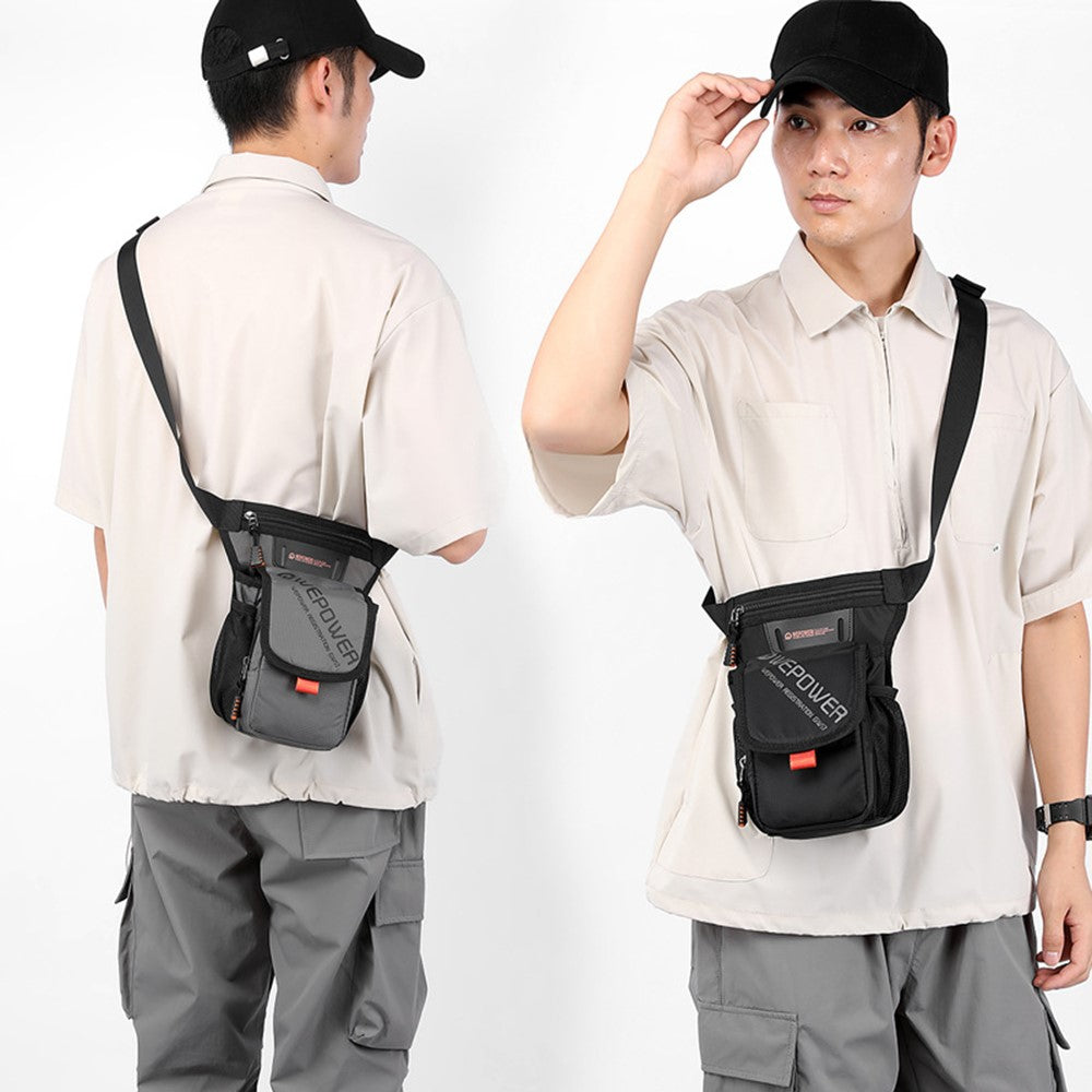 WEPOWER 2305 Outdoor Sports Men Waist Pack Crossbody Bag Nylon Cycling Leg Bag