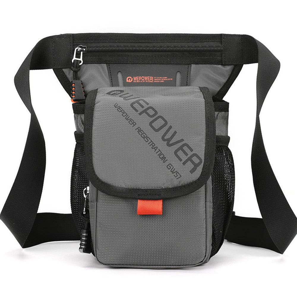 WEPOWER 2305 Outdoor Sports Men Waist Pack Crossbody Bag Nylon Cycling Leg Bag