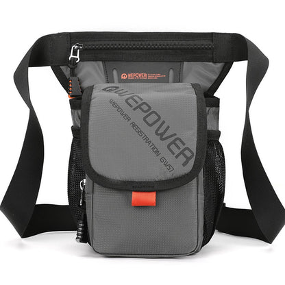 WEPOWER 2305 Outdoor Sports Men Waist Pack Crossbody Bag Nylon Cycling Leg Bag