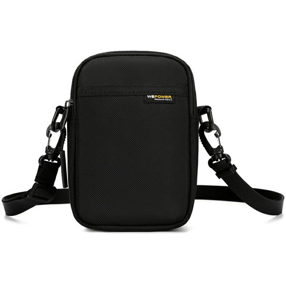 WEPOWER 2151 Casual Crossbody Bag Nylon Waist Pack Lightweight Phone Pouch Single Shoulder Bag
