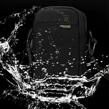 WEPOWER 2151 Casual Crossbody Bag Nylon Waist Pack Lightweight Phone Pouch Single Shoulder Bag