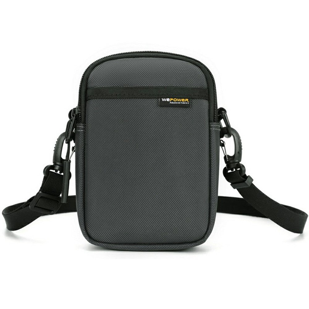 WEPOWER 2151 Casual Crossbody Bag Nylon Waist Pack Lightweight Phone Pouch Single Shoulder Bag