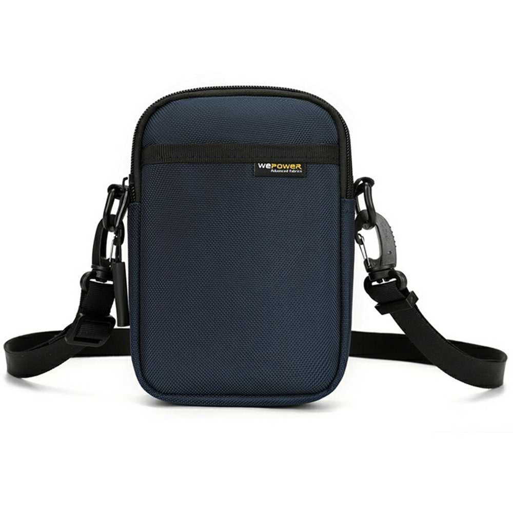 WEPOWER 2151 Casual Crossbody Bag Nylon Waist Pack Lightweight Phone Pouch Single Shoulder Bag