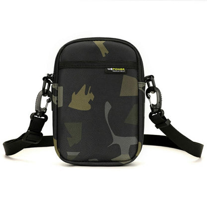 WEPOWER 2151 Casual Crossbody Bag Nylon Waist Pack Lightweight Phone Pouch Single Shoulder Bag