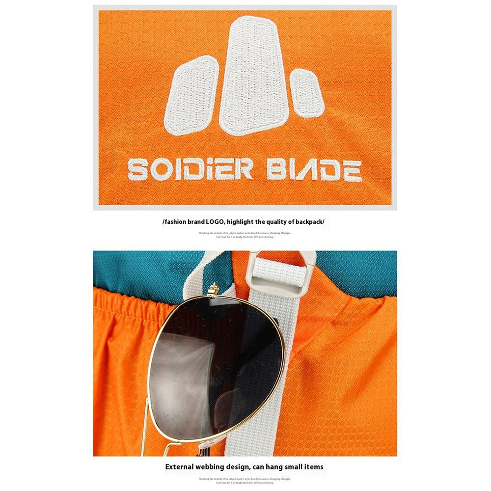 SOLDIER BLADE 2451 Lightweight Nylon Travel Backpack Foldable Waterproof Hiking Camping Daypack