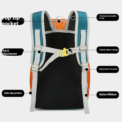 SOLDIER BLADE 2451 Lightweight Nylon Travel Backpack Foldable Waterproof Hiking Camping Daypack