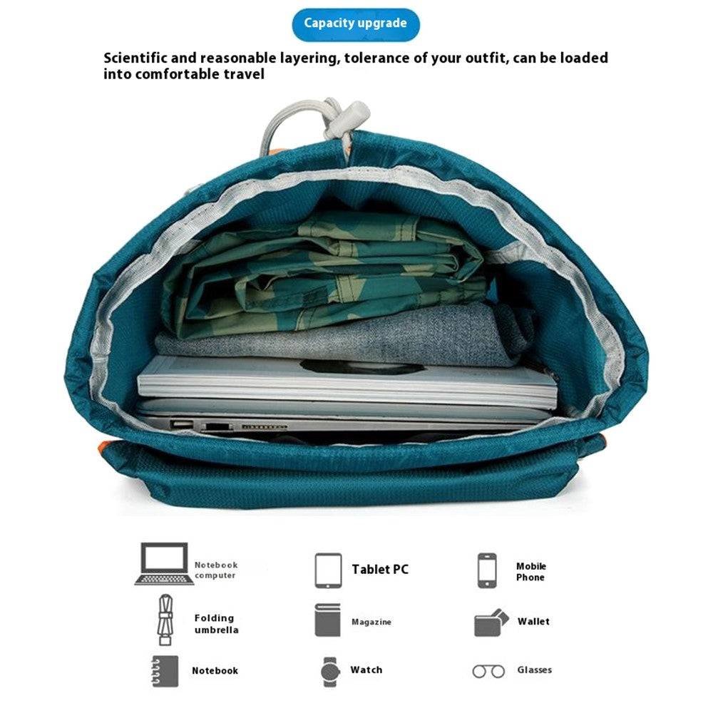 SOLDIER BLADE 2451 Lightweight Nylon Travel Backpack Foldable Waterproof Hiking Camping Daypack