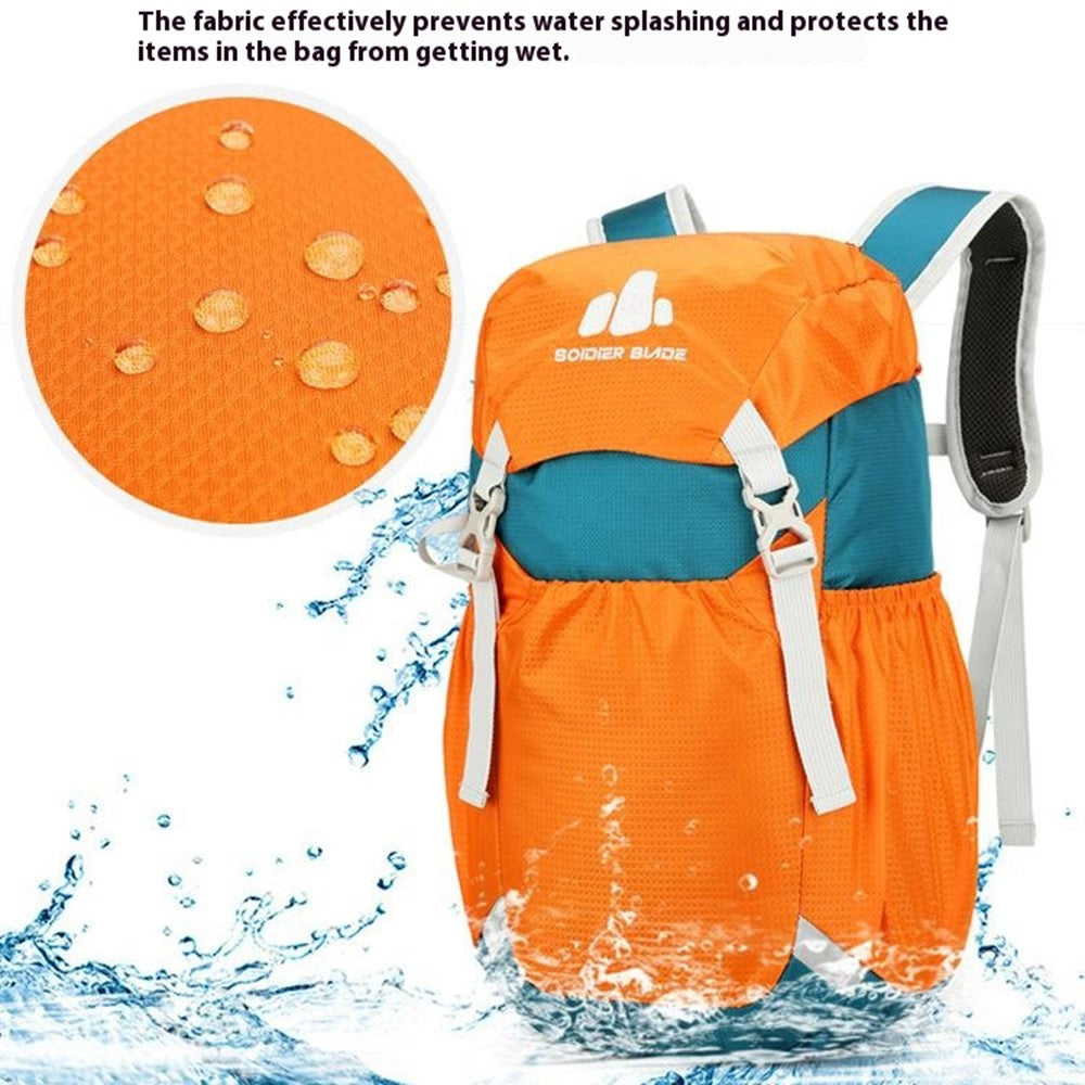 SOLDIER BLADE 2451 Lightweight Nylon Travel Backpack Foldable Waterproof Hiking Camping Daypack