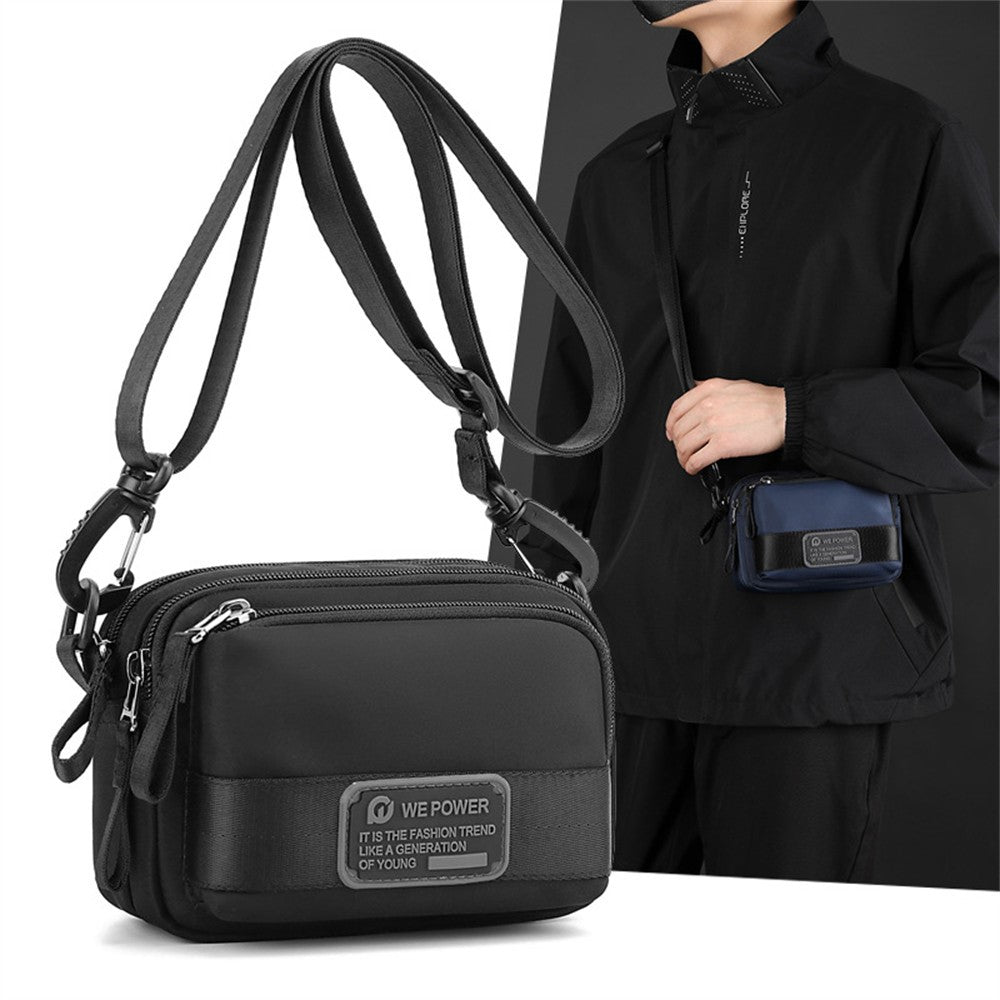 WEPOWER 1863 Outdoor Sports Waist Bag for Men Waterproof Multifunctional Crossbody Pack with Quick Release Buckle