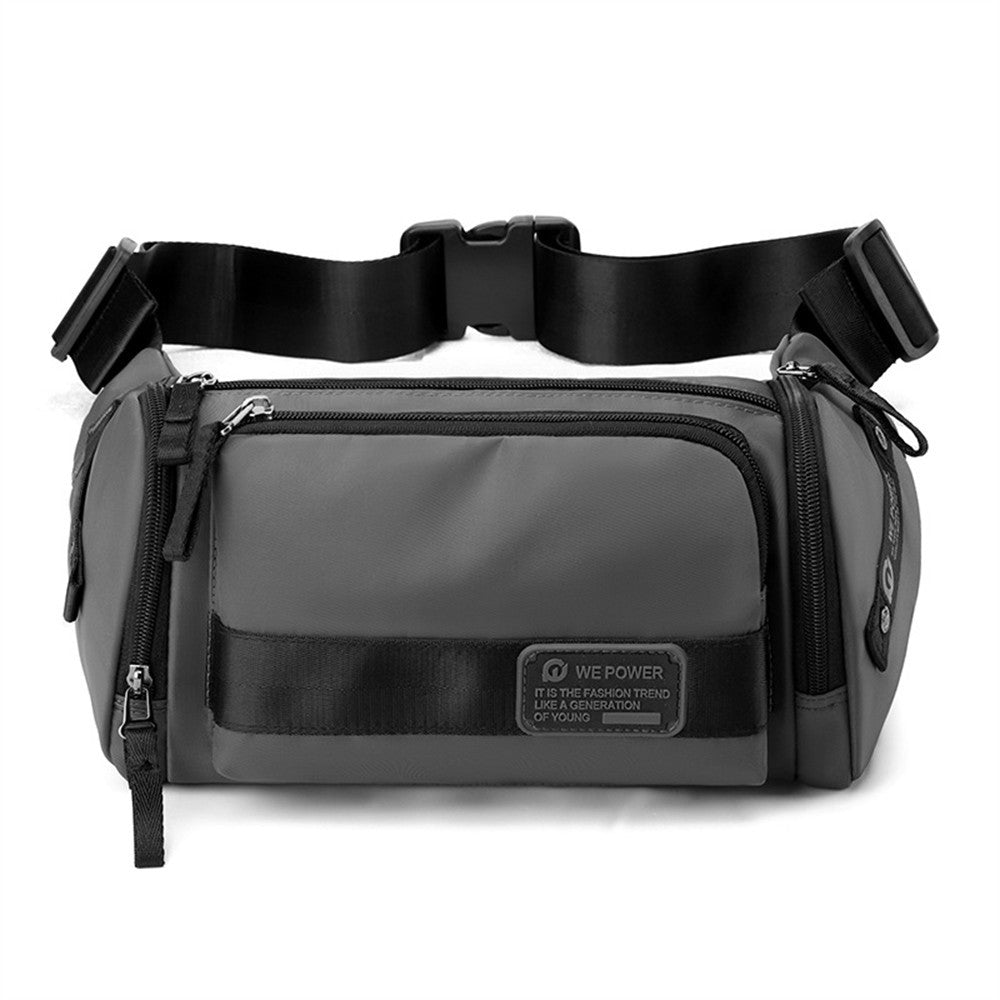 WEPOWER 1863 Outdoor Sports Waist Bag for Men Waterproof Multifunctional Crossbody Pack with Quick Release Buckle