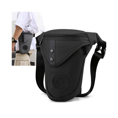 HAOSHUAI 391 Outdoor Cycling Drop Leg Bag Casual Crossbody Chest Bag Nylon Waist Pack