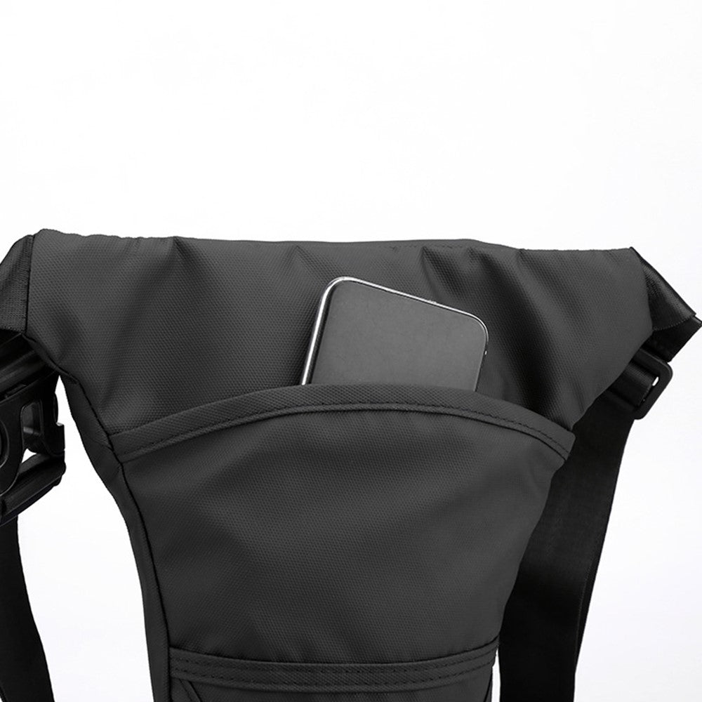 HAOSHUAI 391 Outdoor Cycling Drop Leg Bag Casual Crossbody Chest Bag Nylon Waist Pack