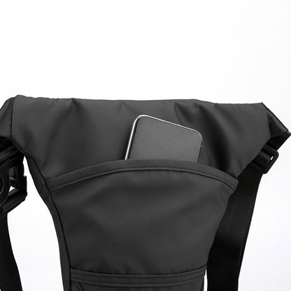 HAOSHUAI 391 Outdoor Cycling Drop Leg Bag Casual Crossbody Chest Bag Nylon Waist Pack