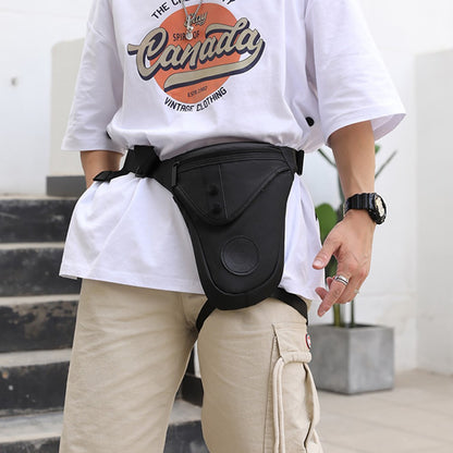 HAOSHUAI 391 Outdoor Cycling Drop Leg Bag Casual Crossbody Chest Bag Nylon Waist Pack