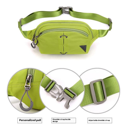 TOUGH SLHS Outdoor Sports Waist Bag Waterproof Nylon Chest Crossbody Bag Cycling Fanny Pack