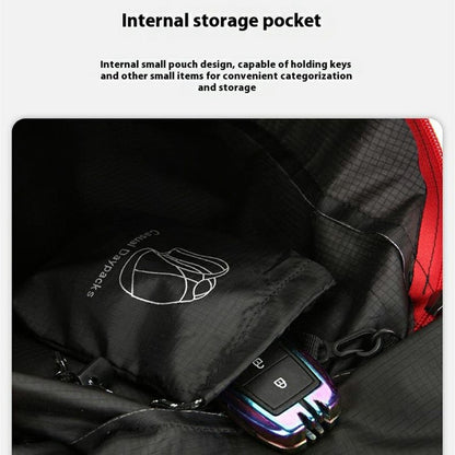 VANAHEIMR 608 Outdoor Foldable Backpack for Hiking Travel Waterproof Nylon Lightweight Daypack with Storage Bag