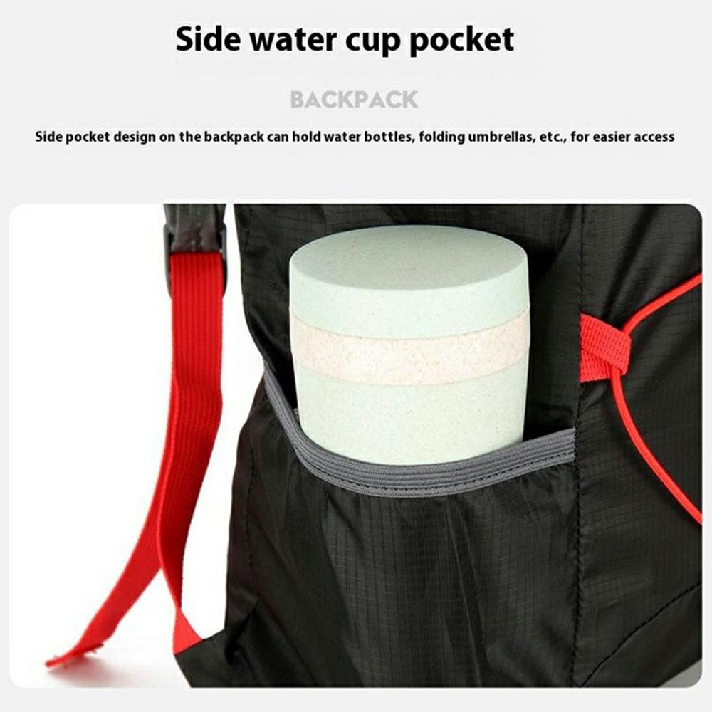 VANAHEIMR 608 Outdoor Foldable Backpack for Hiking Travel Waterproof Nylon Lightweight Daypack with Storage Bag