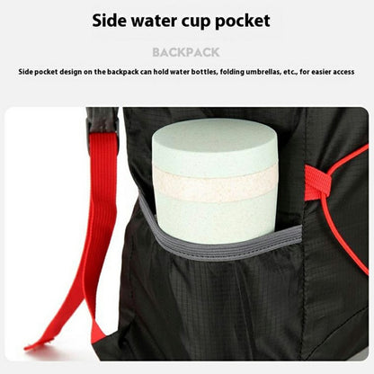 VANAHEIMR 608 Outdoor Foldable Backpack for Hiking Travel Waterproof Nylon Lightweight Daypack with Storage Bag