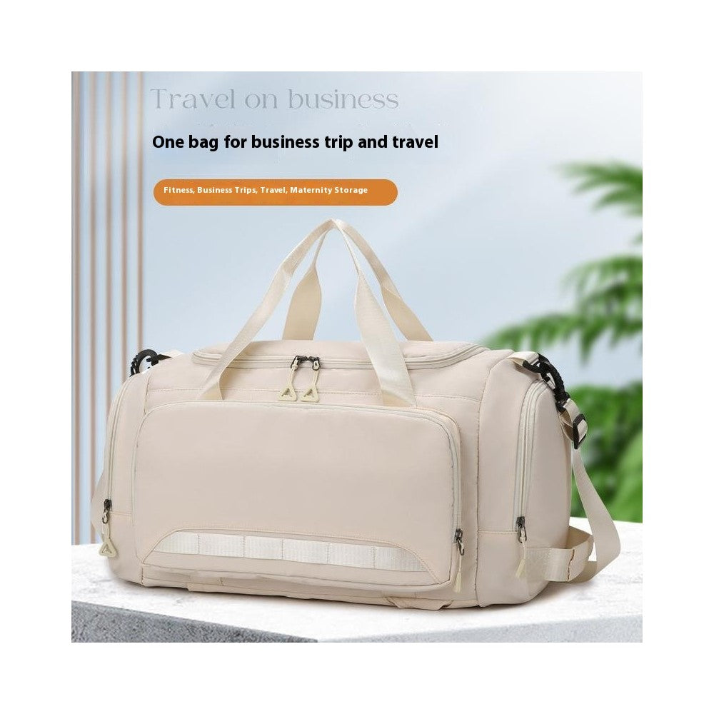 Travel Handbag Oxford Fabric Large Capacity Gym Bag with Shoe Compartment Maternity Hospital Bag