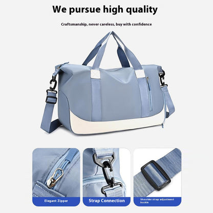 Gym Bag 20-35L Sports Duffle Bag with Shoe Compartment for Travel and Sports Carry-on Overnight Bag