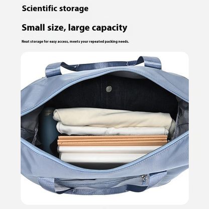 Gym Bag 20-35L Sports Duffle Bag with Shoe Compartment for Travel and Sports Carry-on Overnight Bag