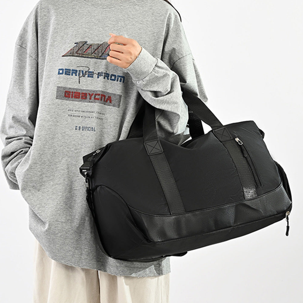 Gym Bag 20-35L Sports Duffle Bag with Shoe Compartment for Travel and Sports Carry-on Overnight Bag