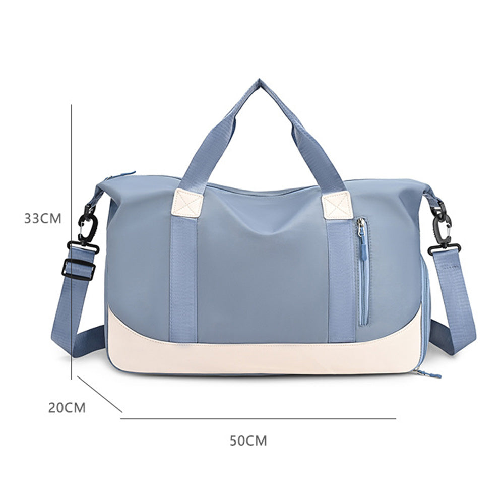 Gym Bag 20-35L Sports Duffle Bag with Shoe Compartment for Travel and Sports Carry-on Overnight Bag