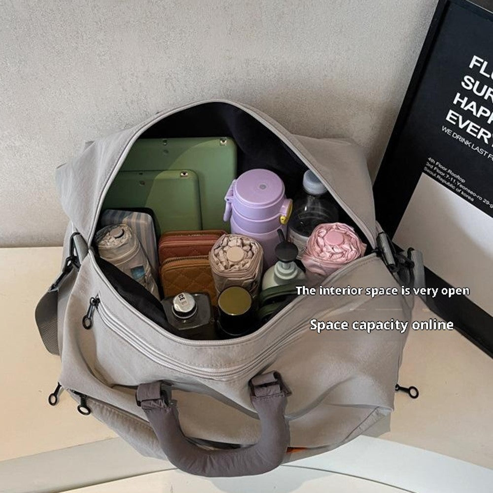 Sports Gym Bag Wet Dry Separation Yoga Bag Lightweight Short Trip Travel Bag Handheld Small Luggage Bag